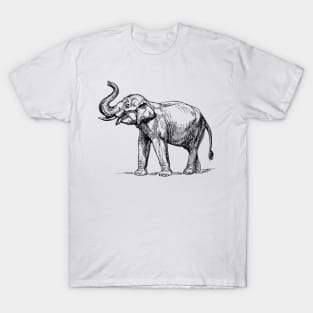 Sri Lanka Elephant Illustration T-Shirt